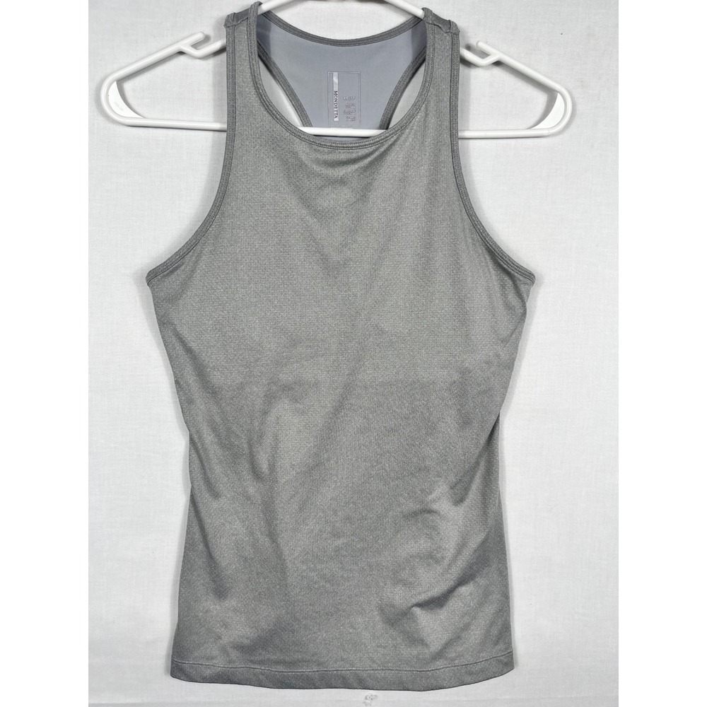 Mondetta Tank Top Womens XS Racerback Athletic Mesh Pockets Gray